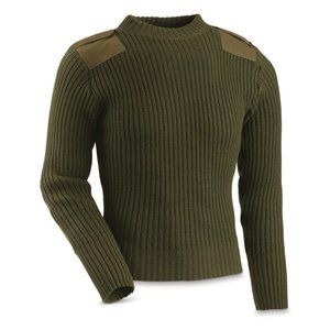 US Marine Corp Military Surplus Wool Commando Sweater **BRAND-NEW (size 36)